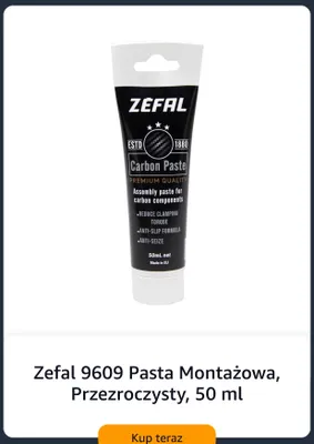 Pasta montażowa Zefal 9609 przezroczysta promocja w Amazon