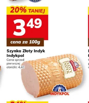 Szynka Złoty Indyk Indykpol promocja w Hitpol