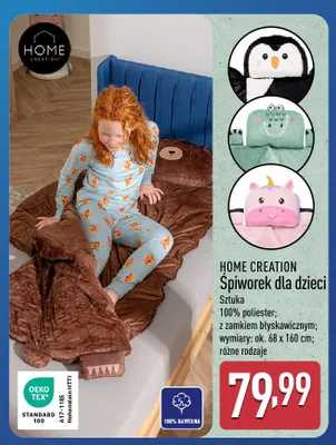 Śpiworek dla dzieci Home Creation promocja w Aldi