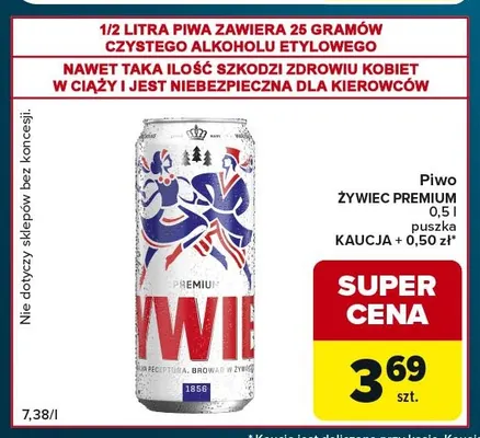 Piwo Żywiec Premium promocja w Globi
