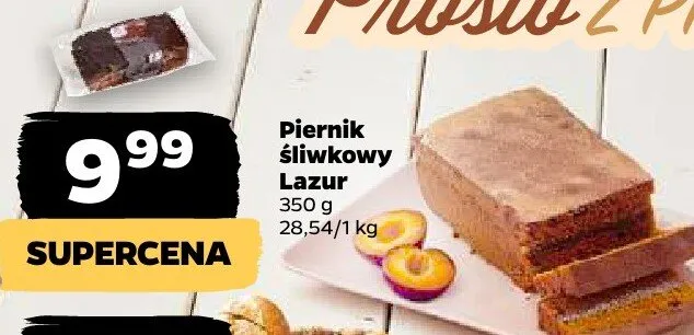 Piernik śliwkowy Lazur promocja w Netto