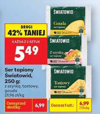 Ser topiony tostowy promocja w Biedronka