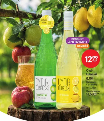 Cydr Lubelski Klasyczny promocja w Żabka