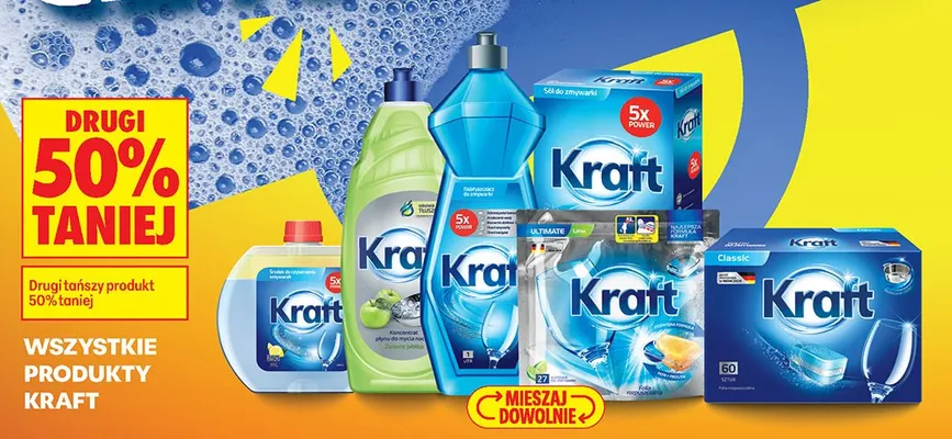 Środek do czyszczenia zmywarki Kraft promocja w Biedronka