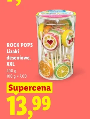 Lizaki deseniowe XXL Rock Pops promocja w Lidl