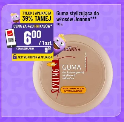 Guma stylizująca do włosów Joanna Ekstremalne Utrwalenie promocja w POLOmarket