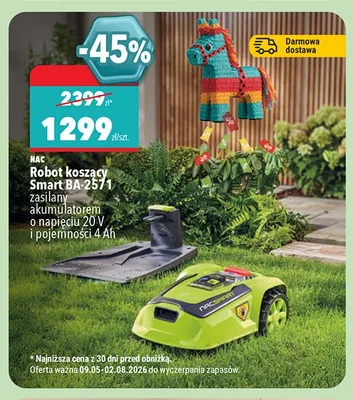 Robot koszący Smart BA-2571 NAC promocja w Biedronka