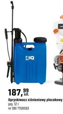 Opryskiwacz ciśnieniowy plecakowy promocja w OBI