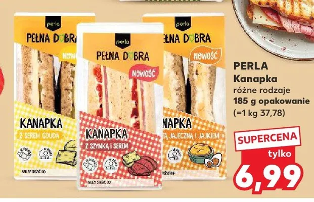Kanapka różne rodzaje promocja w Kaufland