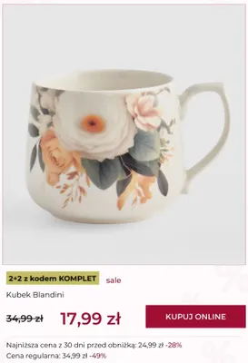 Kubek Blandini home & you promocja w home&you