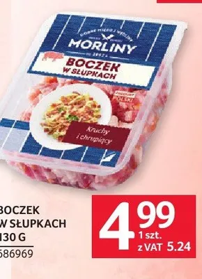 Boczek w słupkach Morliny promocja w Selgros