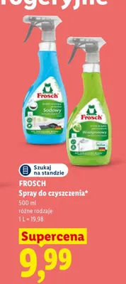 Spray do czyszczenia sodowy Frosch promocja w Lidl