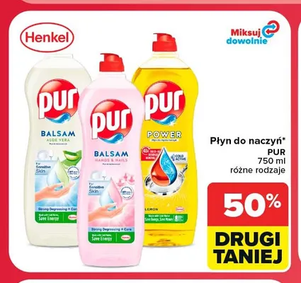 Płyn do naczyń Pur Power Lemon promocja w Carrefour Market