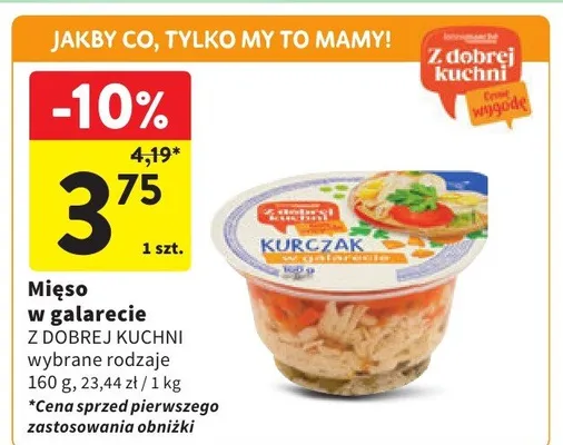 Mięso w galarecie wybrane rodzaje promocja w Intermarche