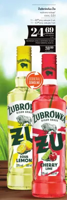 Żubrówka żu sour lemon 0,5l promocja w POLOmarket