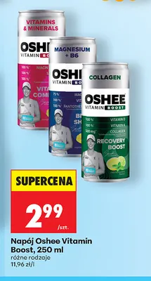 Napój Oshee Vitamin Boost Vitamins & Minerals promocja w Biedronka