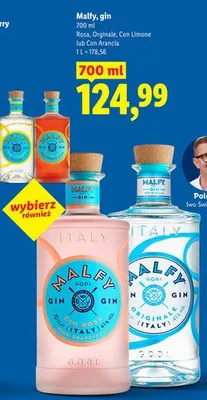 Gin Malfy Con Limone promocja w Lidl