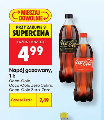Napój gazowany Coca-Cola promocja w Biedronka