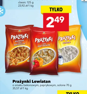 Prażynki solone Lewiatan promocja w LEWIATAN