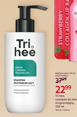 Szampon do włosów Tri.hee oczyszczający promocja w Rossmann