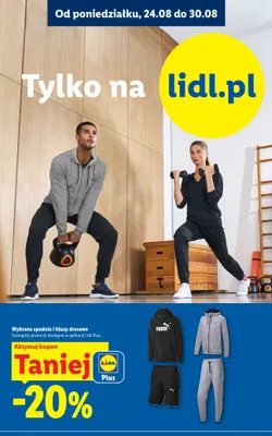 Spodnie i bluzy dresowe promocja w Lidl