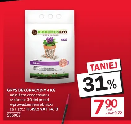Grys dekoracyjny Biohumus Eco promocja w Selgros