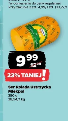 Ser Rolada Ustrzycka Mlekpol promocja w Netto