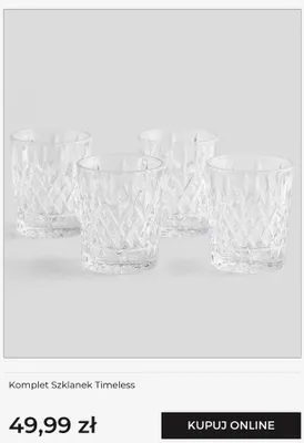 Komplet szklanek home&you Timeless promocja w home&you