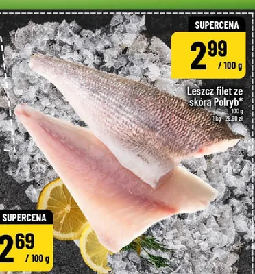 Leszcz filet ze skórą Polryb promocja w POLOmarket