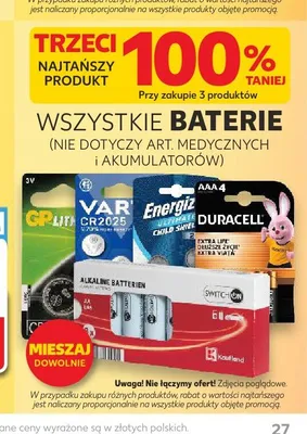 Baterie Varta AAA promocja w Kaufland