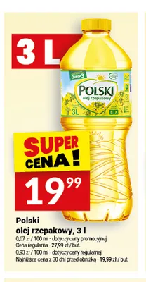 Olej rzepakowy Polski promocja w Twój Market