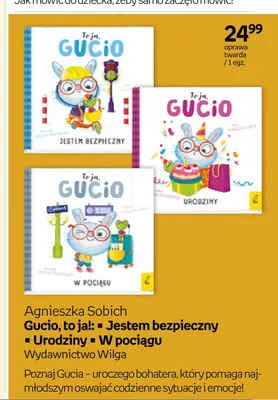 Książka Gucio to ja! Jestem bezpieczny promocja w Empik