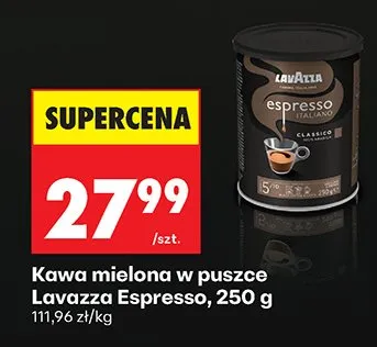 Kawa mielona w puszce Espresso promocja w Biedronka