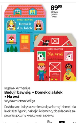 Książka Buduj i baw się: Domek dla lalek Wilga promocja w Empik