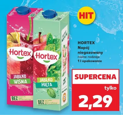 Napój niegazowany Hortex Jabłko Mięta promocja w Kaufland