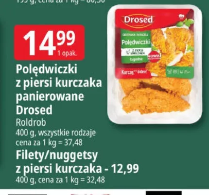 Nuggetsy z piersi kurczaka Drosed promocja w Leclerc