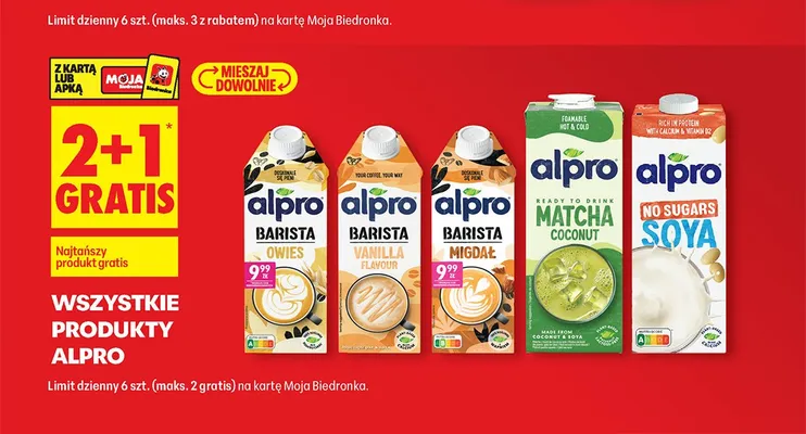 Produkty Alpro promocja w Biedronka
