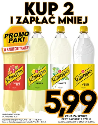 Napój gazowany Schweppes Mojito promocja w Kupiec