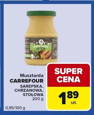 Musztarda CARREFOUR chrzanowa promocja w Carrefour Express