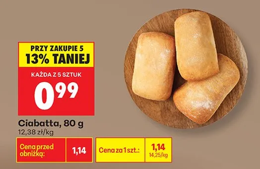 Ciabatta promocja w Biedronka