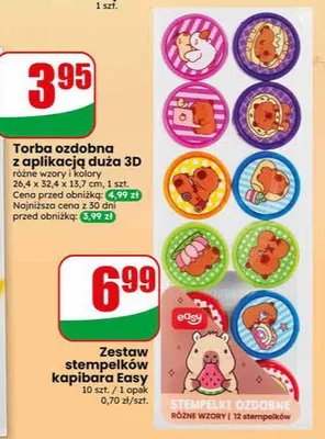 Zestaw stempelków kapibara Easy 10-pak promocja w Dino