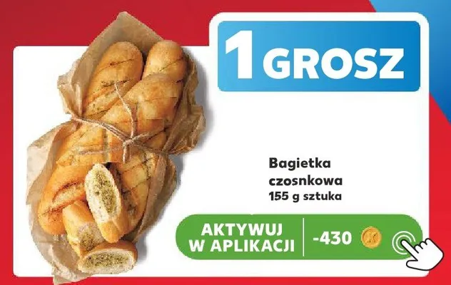 Bagietka czosnkowa promocja w Kaufland