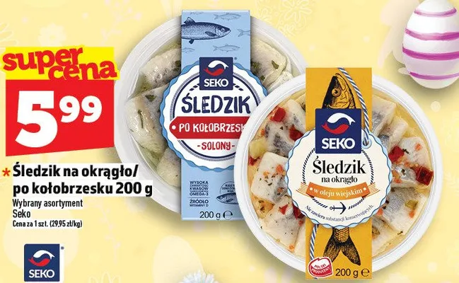 Śledzia na okrągło/po kołobrzesku promocja w TOPAZ
