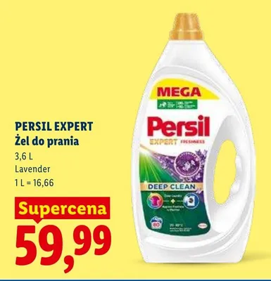 Żel do prania Persil Expert Freshness Lavender Deep Clean promocja w Lidl
