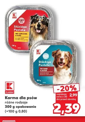 Karma dla psów Senior K-Classic promocja w Kaufland