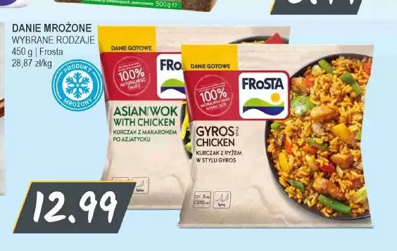 Danie mrożone Gyros Chicken Frosta promocja w Słoneczko