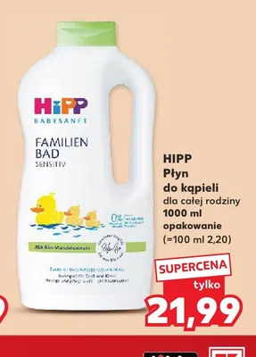 Płyn do kąpieli dla całej rodziny Hipp promocja w Kaufland