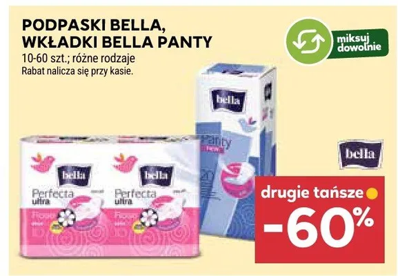 Podpaski różne rodzaje promocja w Stokrotka