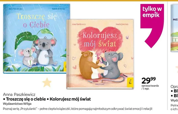 Książka Kolorujesz mój świat oprawa twarda promocja w Dzień Dziecka
