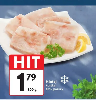 Mintaj kostka promocja w Intermarche